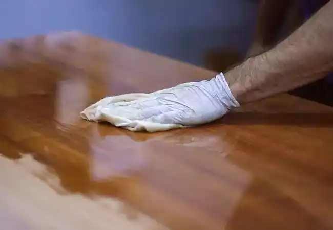 Kitchen Door 42 Polish the cabinet door