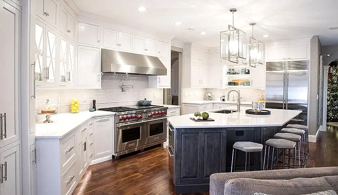 Solid Wood Kitchen Cabinets 10 Painted wood cabinets