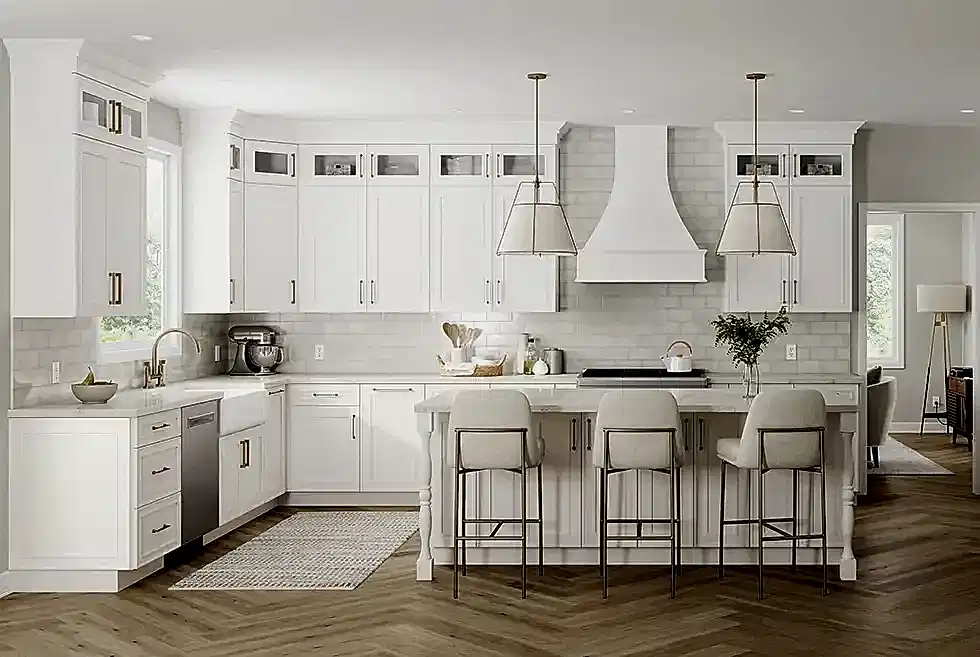 Shaker Kitchen Cabinets 40 craftsman-white-shaker-kitchen-cabinet