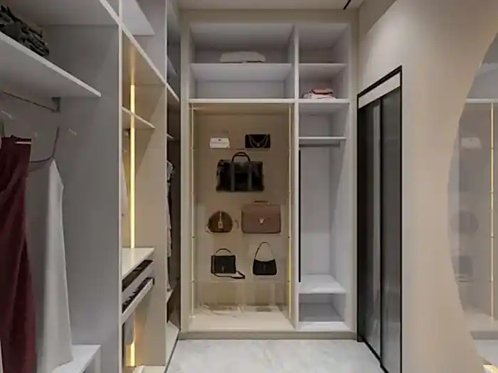 Bedroom Wardrobe 9 Elegant Modern White Walk In Closet