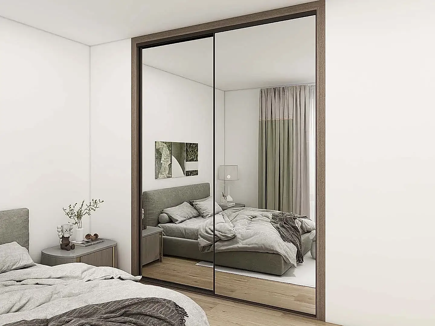 Sliding Wardrobe 17 Modern Mirror Sliding Door Wardrobe