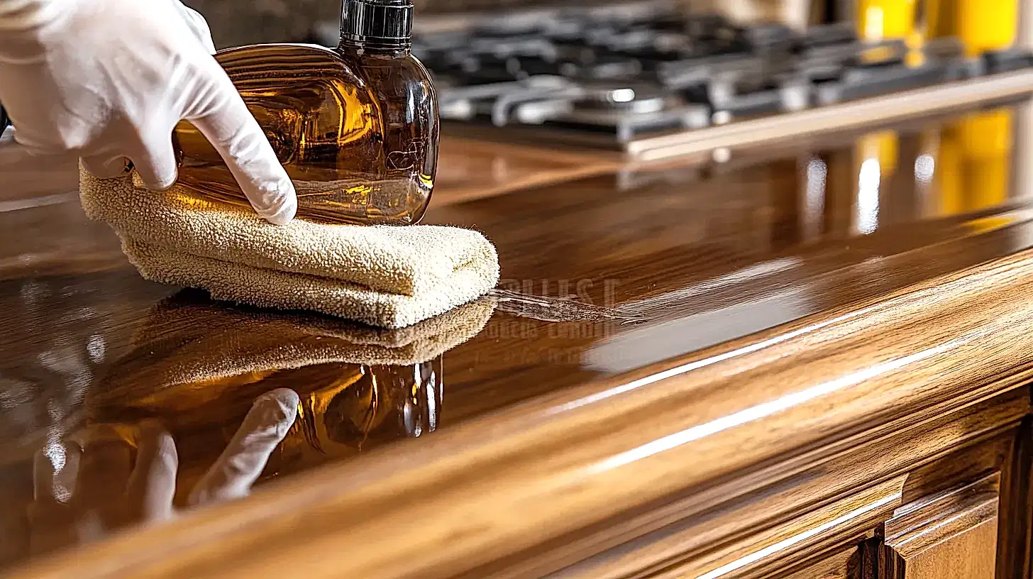 Solid Wood Kitchen Cabinets 20 Polishing and protecting Solid Wood Kitchen Cabinets