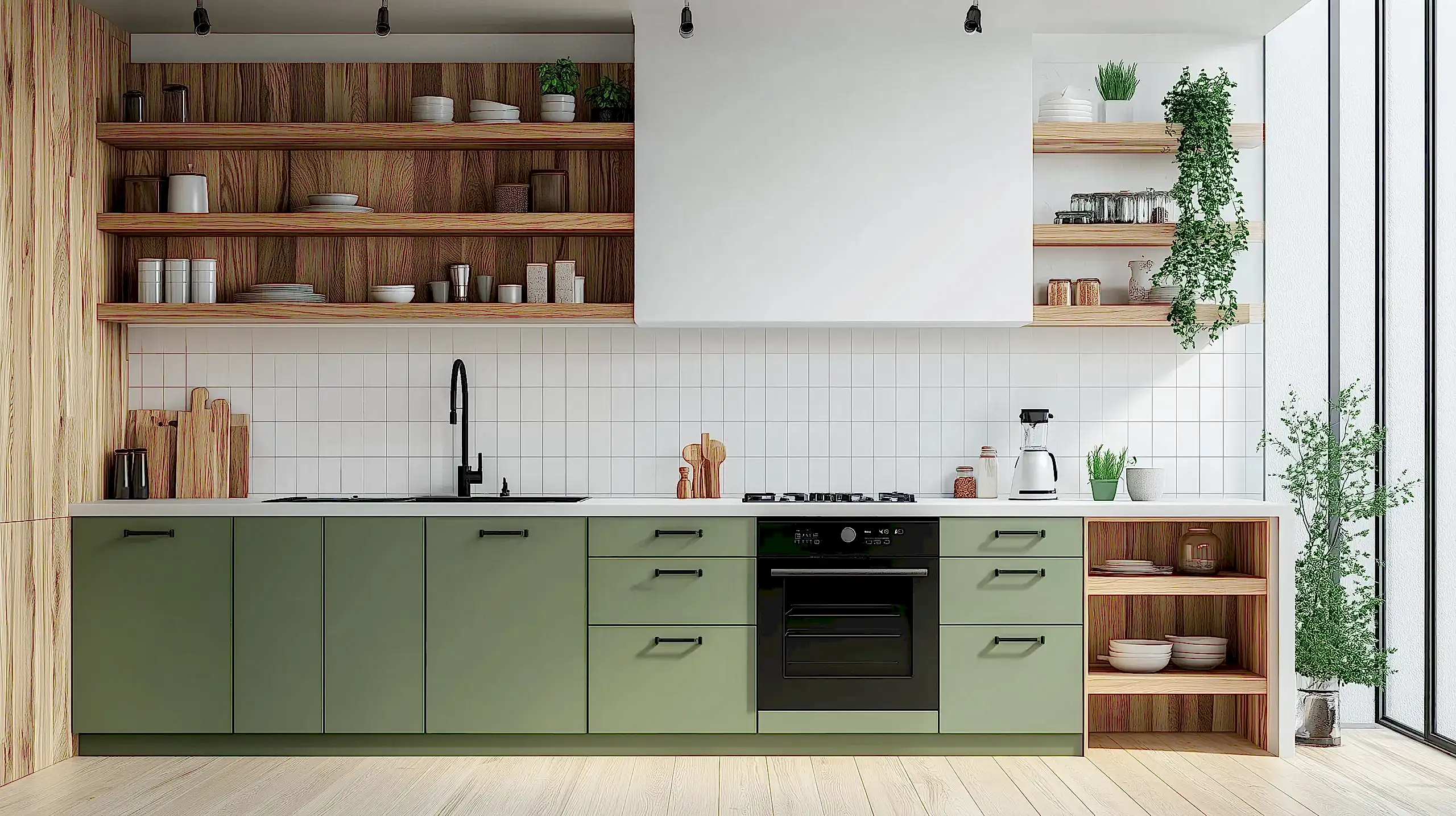 Particle Board Kitchen Cabinets 11 Morandi Green Particle Board Kitchen Cabinets
