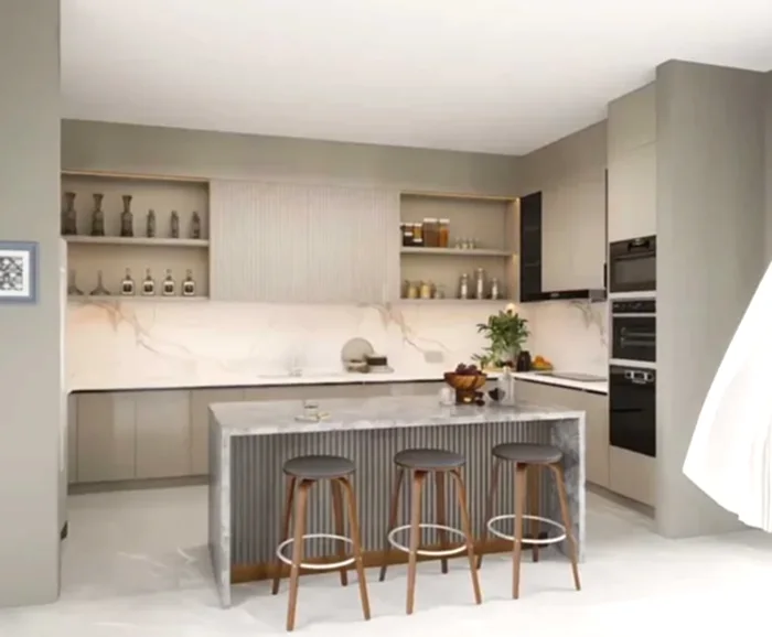Video 11 Modern Gray Green Kitchen Cabinets