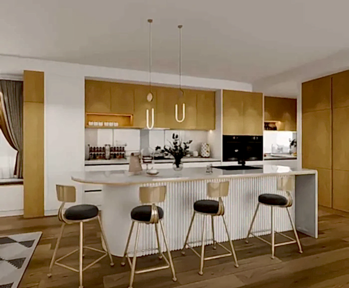 Video 13 Modern Two Tone Light Wood Kitchen Cabinets