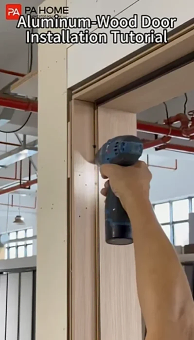 Video 23 PA Aluminum frame door installation
