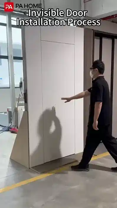 Video 21 PA Invisible door installation